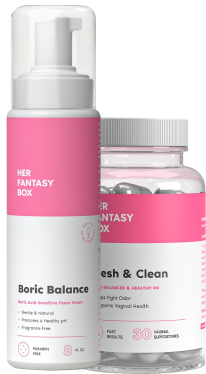 The Fresh & Clean Kit - Boric Acid Vaginal Wash & Suppository Duo