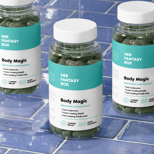 Body Magic Chlorophyll Pill for Feminine Odor - 3 pk
