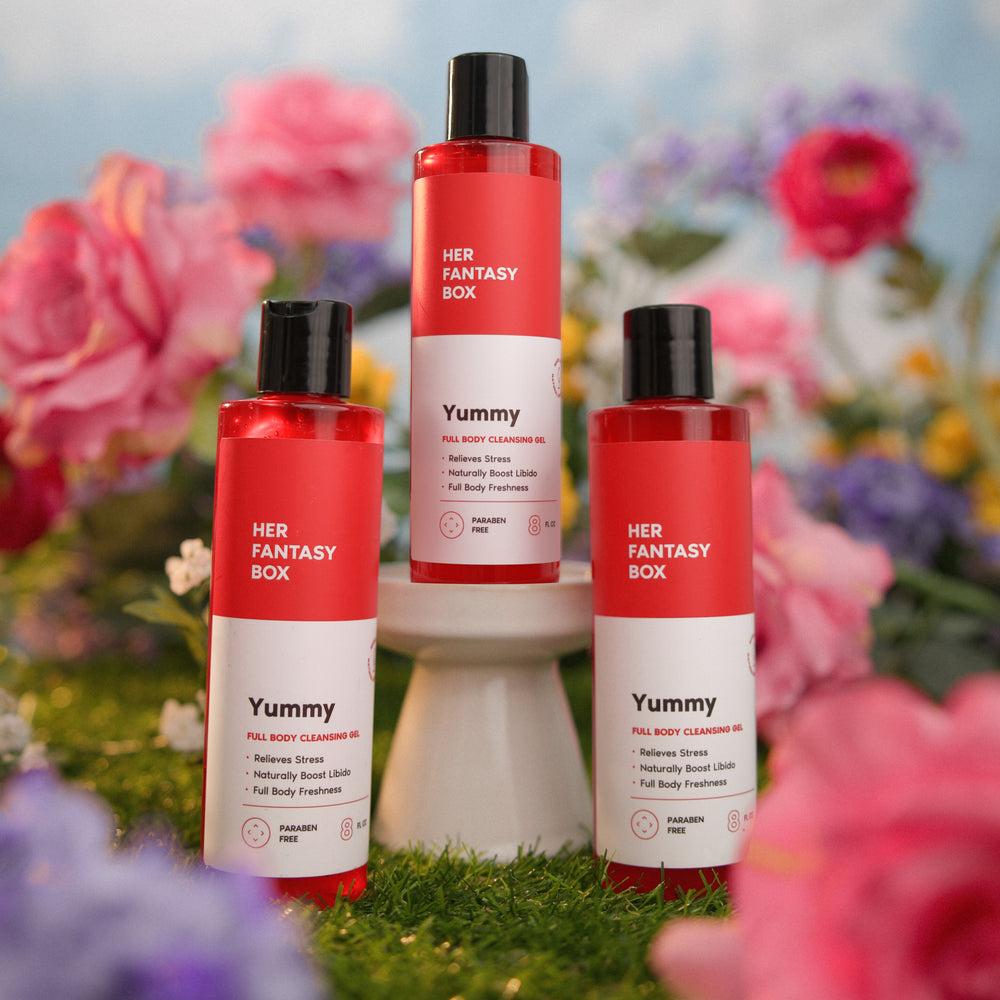 Yummy Vegan Feminine Shower Gel - 3 pk