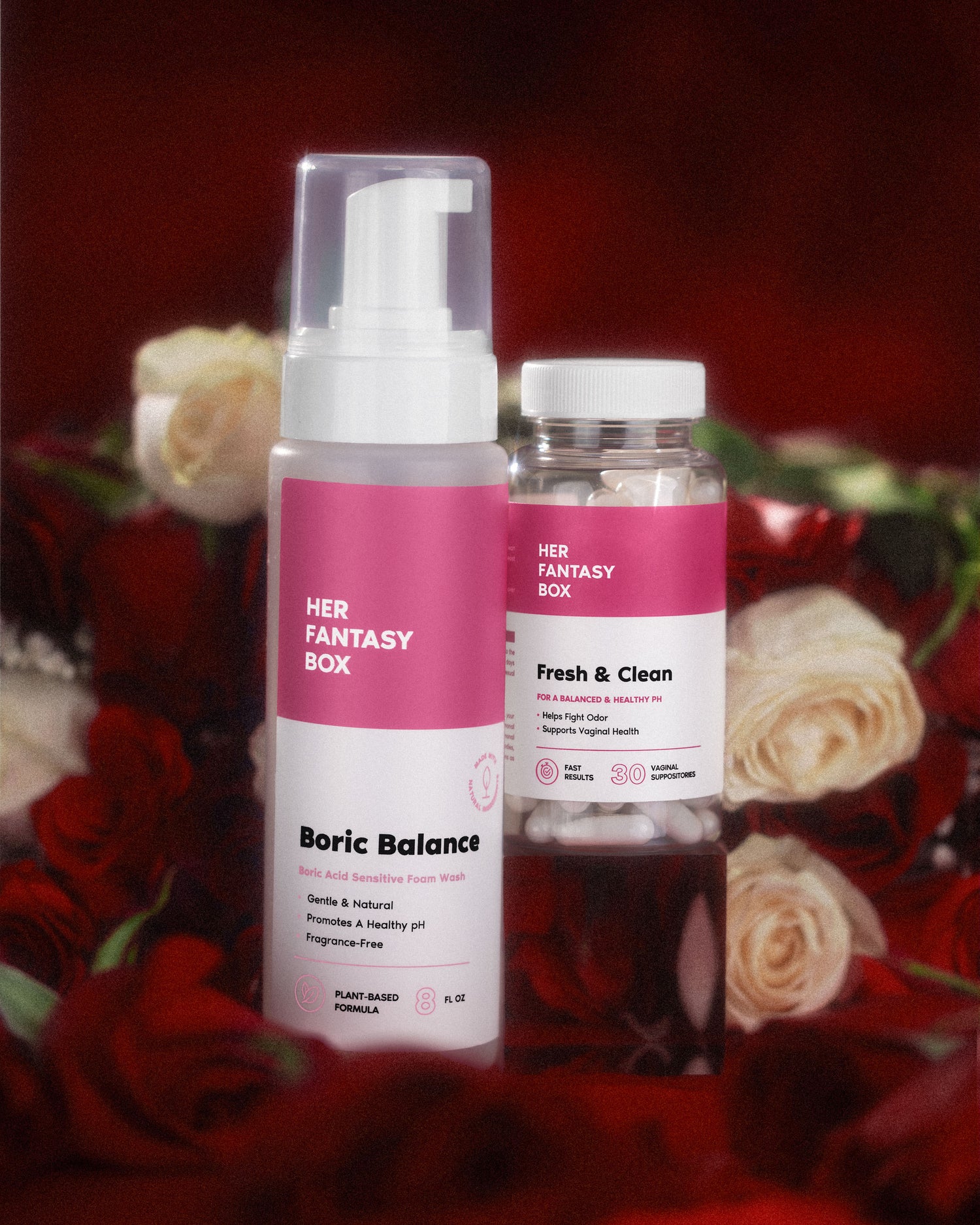 The Fresh & Clean Kit - Boric Acid Vaginal Wash & Suppository Duo
