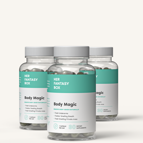 Body Magic Chlorophyll Pill for Feminine Odor - 3 pk