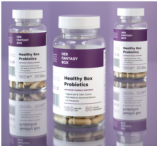 Healthy Box Probiotics for pH, Odor, Pms Relief & Uti Prevention