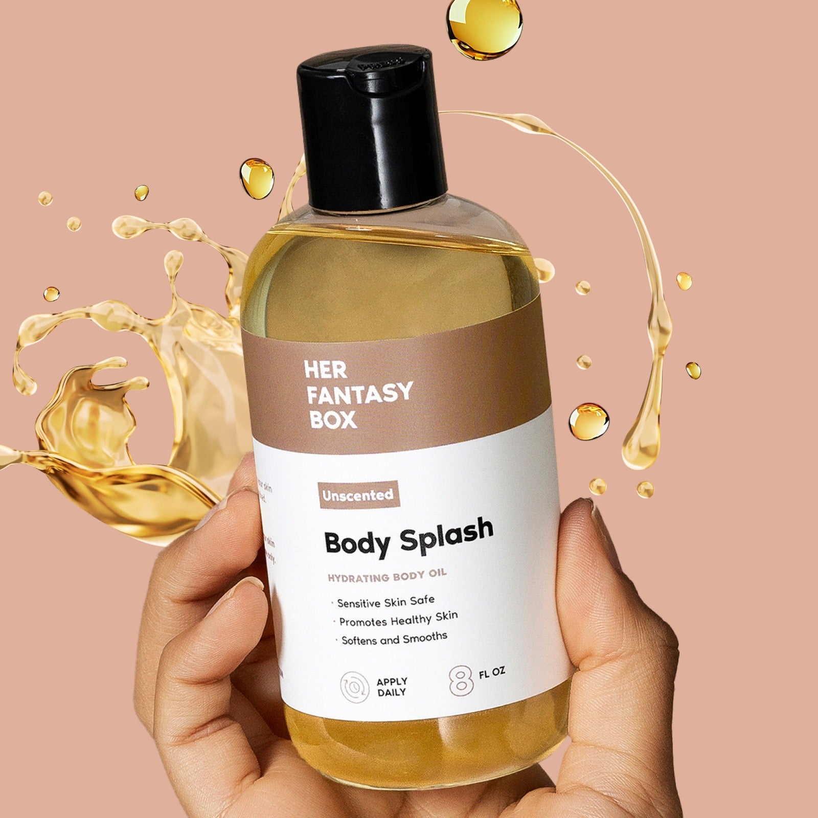 Koji Acid Body Oil For Women - Hydrating & Smoothing Skin Care With Collagen, 200mL For Face & Body