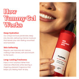 Her Fantasy Box Yummy Full Body Cleansing Gel – deep hydration, skin softening, long-lasting freshness, relieves stress, paraben-free, 8 fl oz