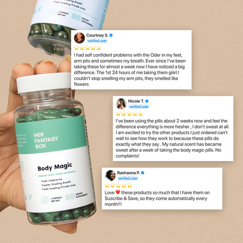 Body Magic Chlorophyll Pill - For Body Odor, Detox & Skin