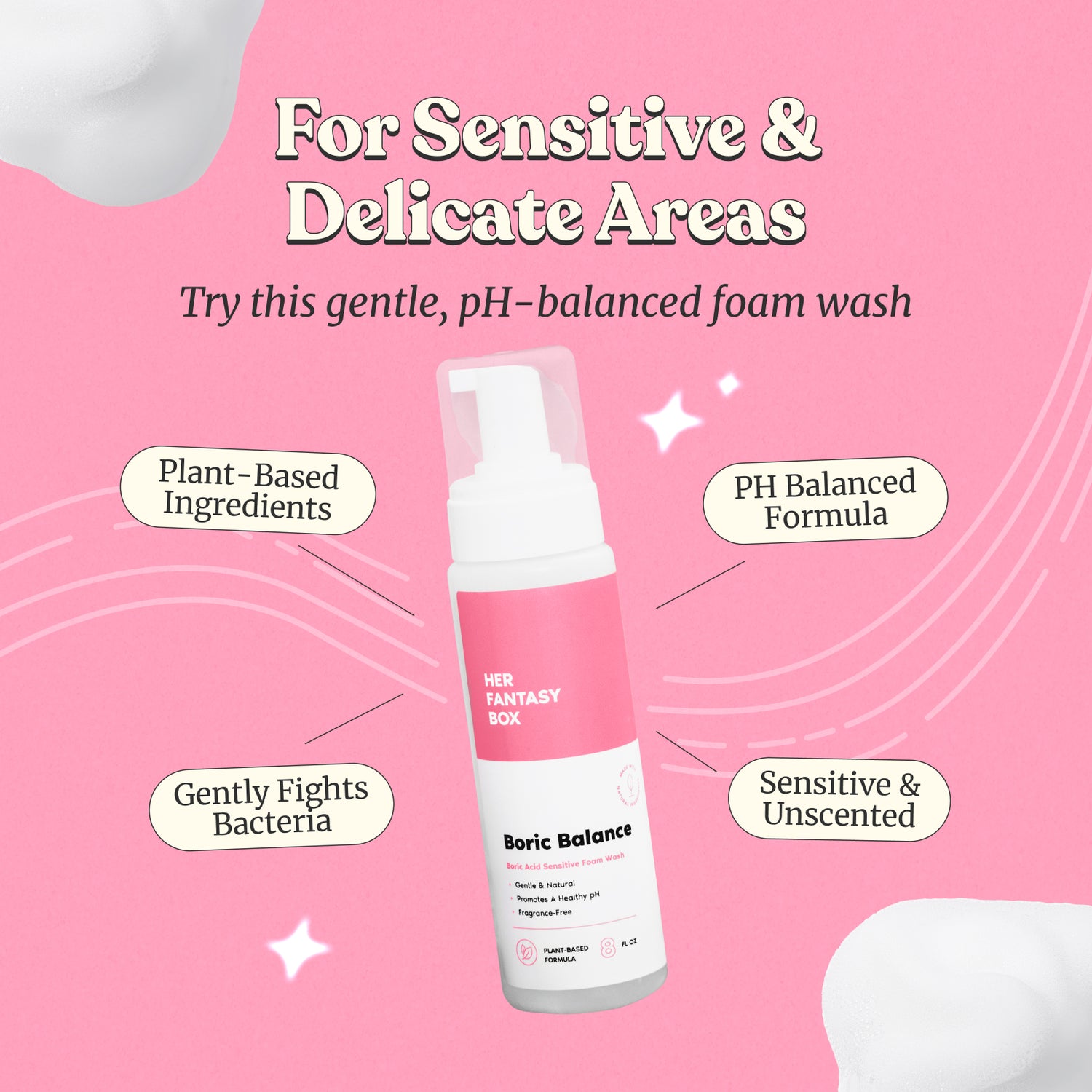 The Fresh & Clean Kit - Boric Acid Vaginal Wash & Suppository Duo