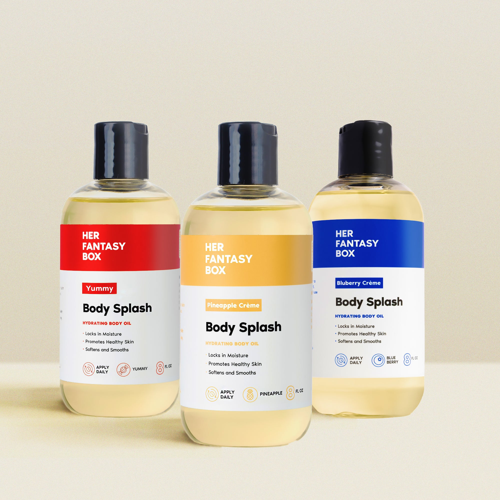 Her Fantasy Box | Fruity Skin Body Oil Bundle