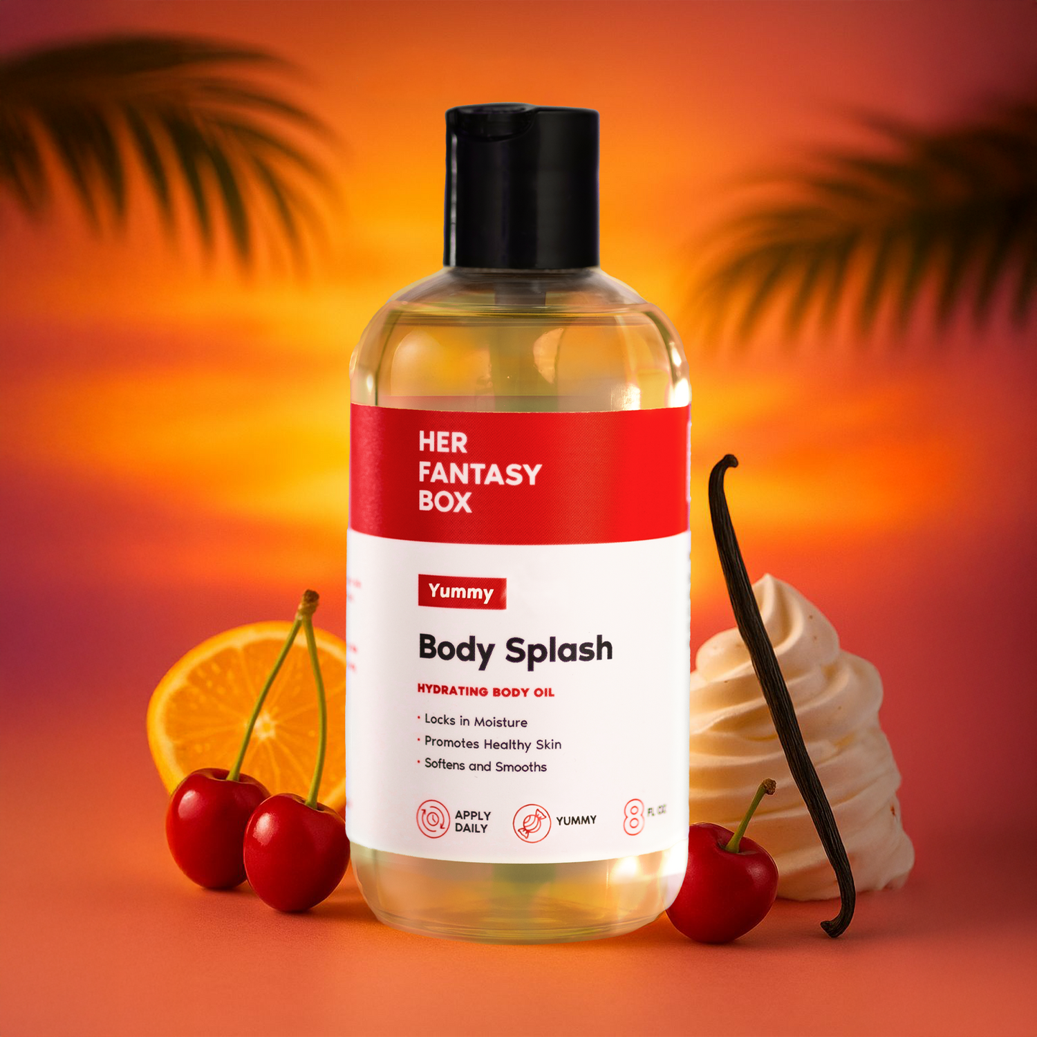 Body Splash - Skin Smoothing Body Oil (Yummy)