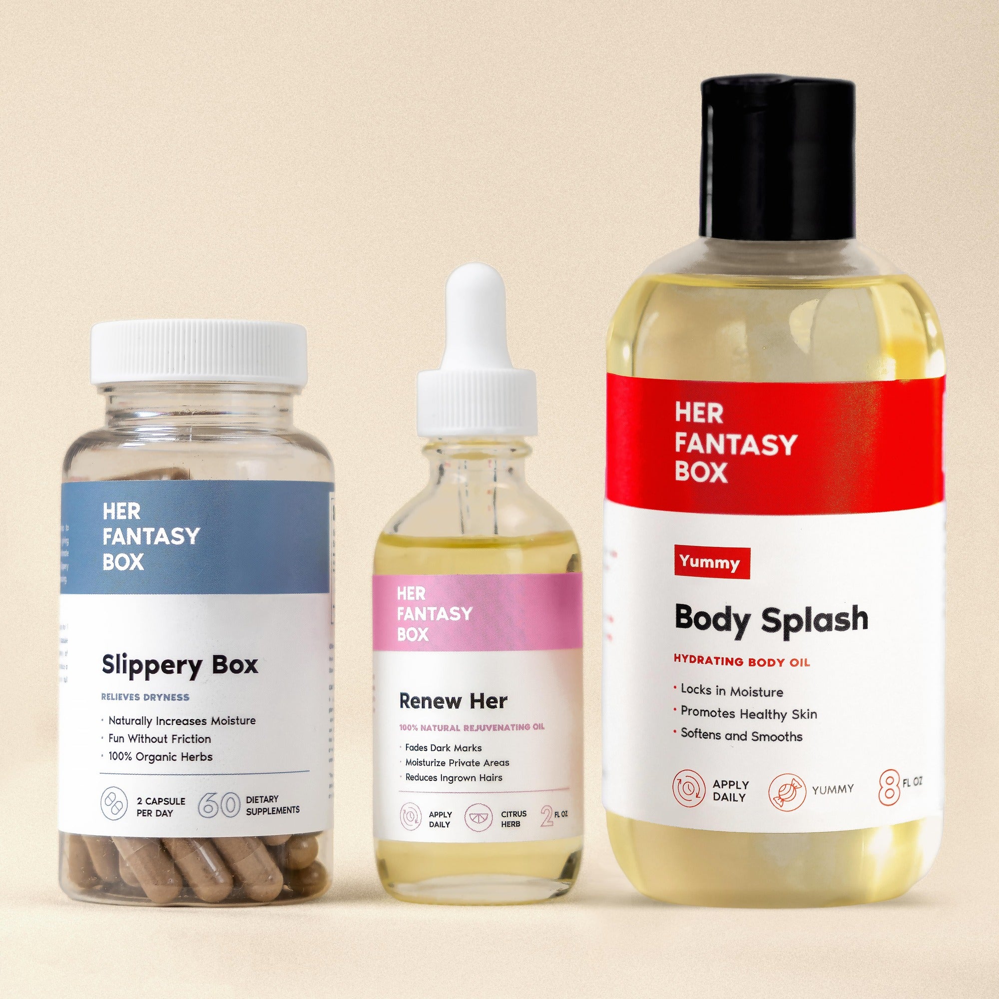 Moisture Support + Hydration Kit – Her Fantasy Box