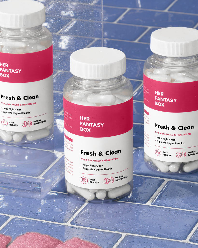 Fresh & Clean Boric Acid Vaginal Suppository - 3 pk
