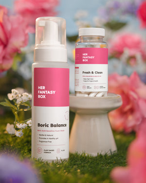 The Fresh & Clean Kit - Boric Acid Vaginal Wash & Suppository Duo