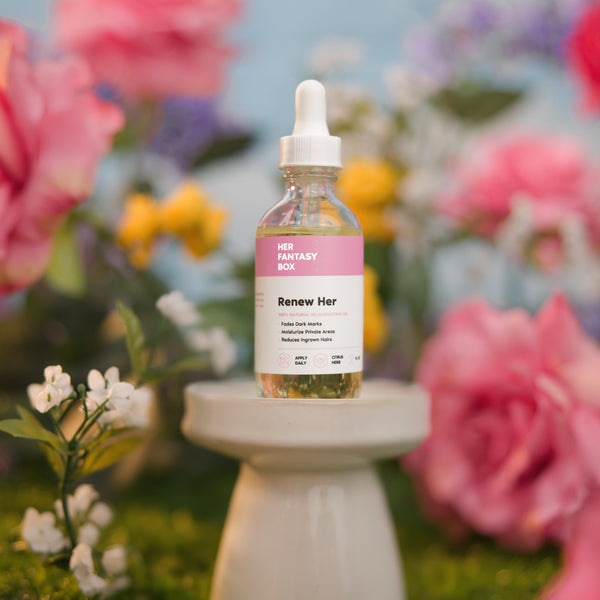 Renew Her Yoni Oil - For Dryness, Ingrown Hair, Dark Marks & Scars