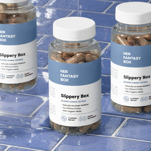 Slippery Box - Slippery Elm Bark Vaginal Moisturizer Capsule - 3 pk