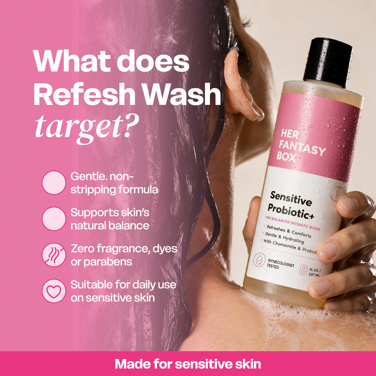 Sensitive Probiotic+ pH Balanced Feminine Wash