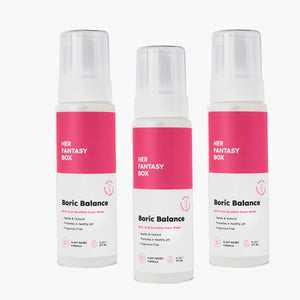 Boric Balance Yoni Foam Wash - Naturally Safe - 3 pk