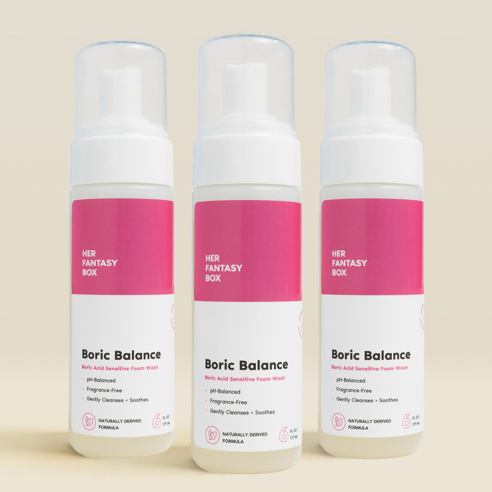 Boric Balance Yoni Foam Wash - Naturally Safe - 3 pk