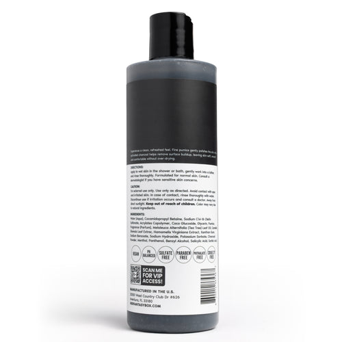 Charcoal Detox Exfoliating Body Wash