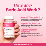 Fresh & Clean pH Balancing Boric Acid Vaginal Suppository