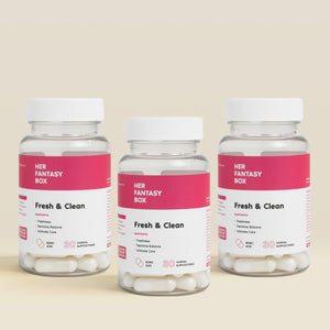 Fresh & Clean Boric Acid Vaginal Suppository - 3 pk