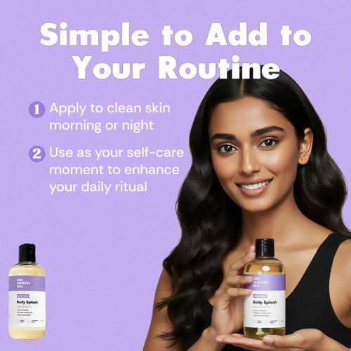 Body Splash - Skin Smoothing Body Oil (Mental Reset – Lavender & Vanilla CALMING SPA SCENT)