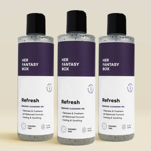 Refresh Plant Based Yoni Gel Wash (pH Balancing) - 3 pk