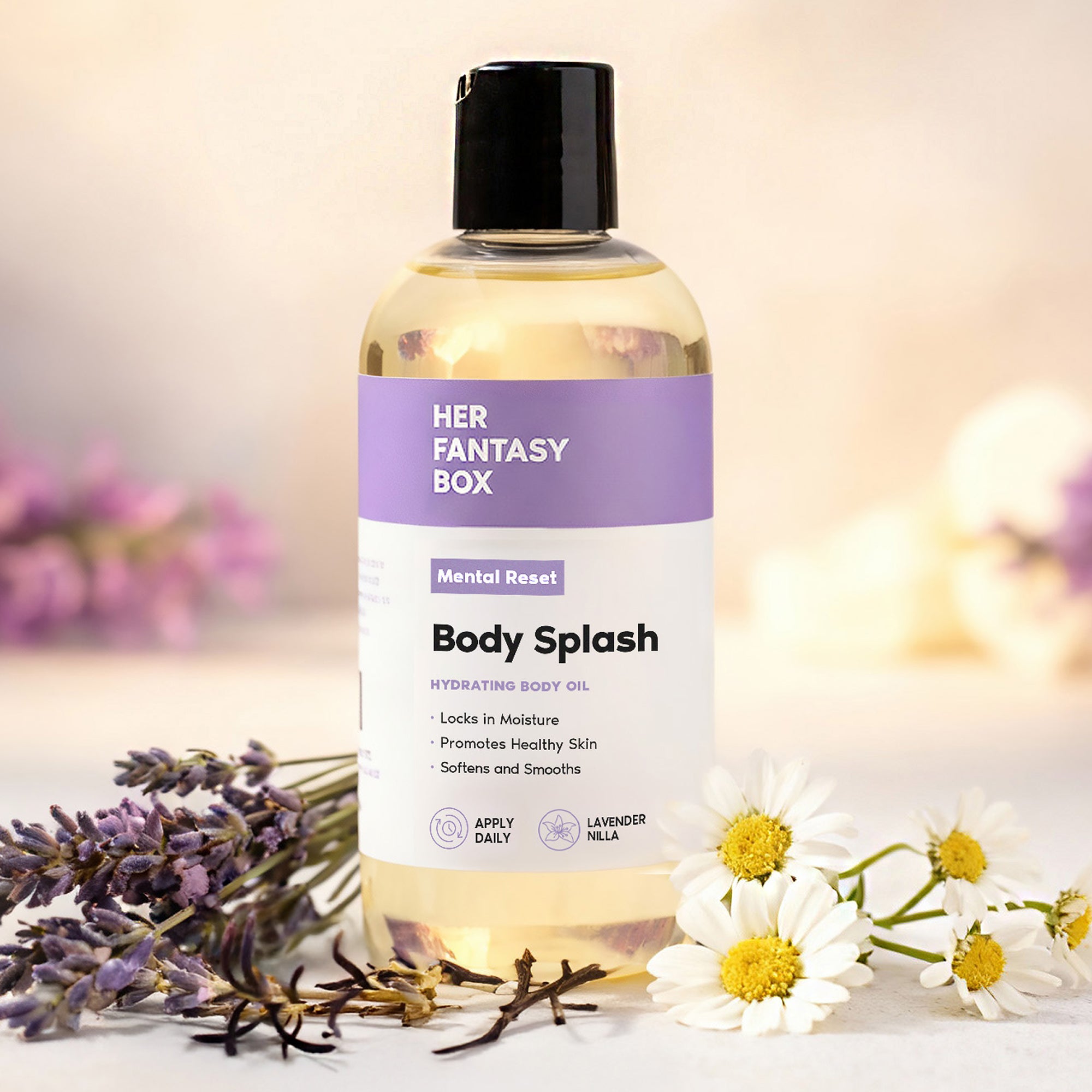 Her Fantasy Box | Body Splash - Body Oil (Mental Reset - Lavender)