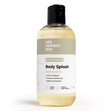 Her Fantasy Box Santal Driftwood Body Splash hydrating body oil 8 fl oz bottle on white background
