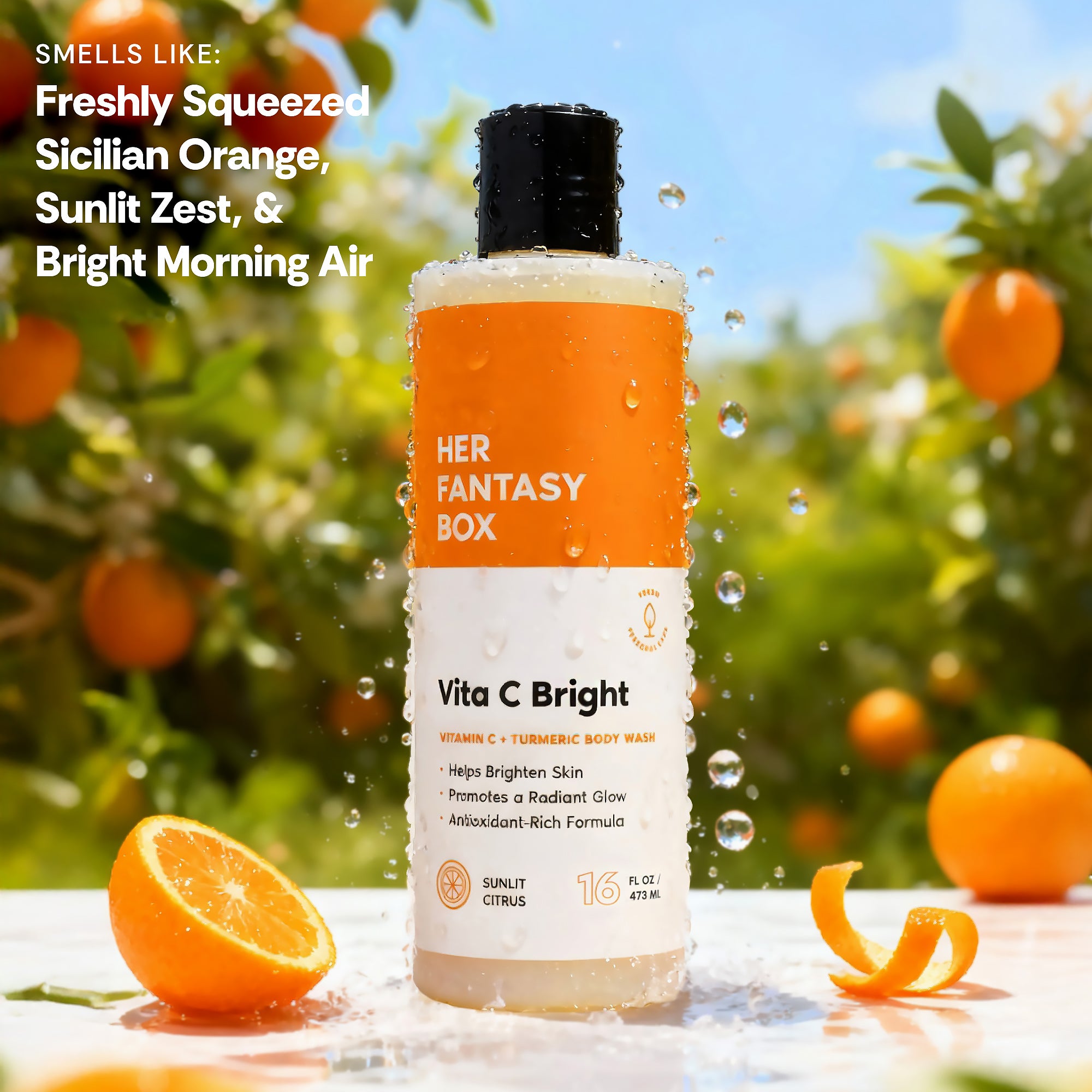 Her Fantasy Box | Vita C Bright - Turmeric Body Wash