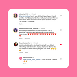 Instagram comments. kalissataylor90: "purchased the oil and fresh&clean, never felt so fresh, she's never been that wet, forever a customer." getabootywithcrystal_entrelife: "Helped tremendously with ingrowns, sensitive to shaving, leaves everything smelling fresh longer!" the_only_chanelya: "Love the texture, smell, how it feels refreshing. Think it's making me horny, higher sex drive." herfantasybox: "I know he loves it there"