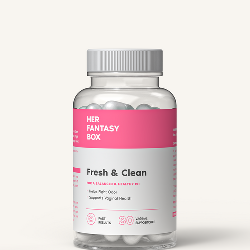 Fresh & Clean pH Balancing Boric Acid Vaginal Suppository