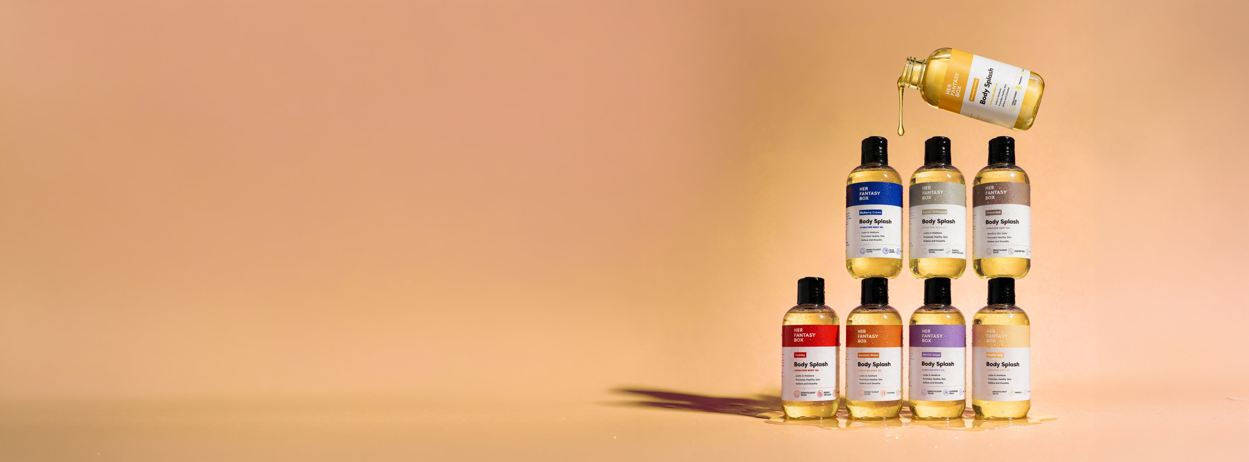 Her Fantasy Box Body Splash hydrating body oils